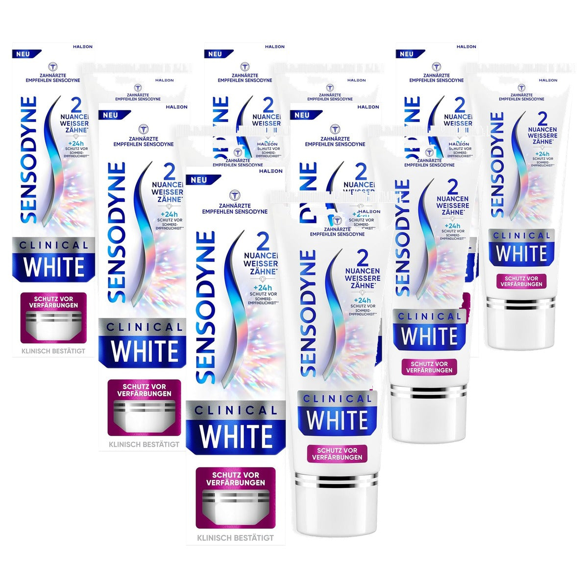 Sensodyne Clinical White Tandpasta 6 x 75 ml - Voordeelverpakking