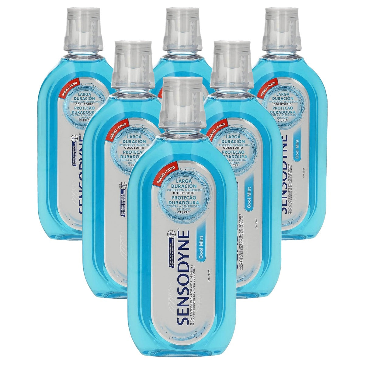 Sensodyne Cool Mint Mondspoeling 6 x 500 ml - Voordeelverpakking