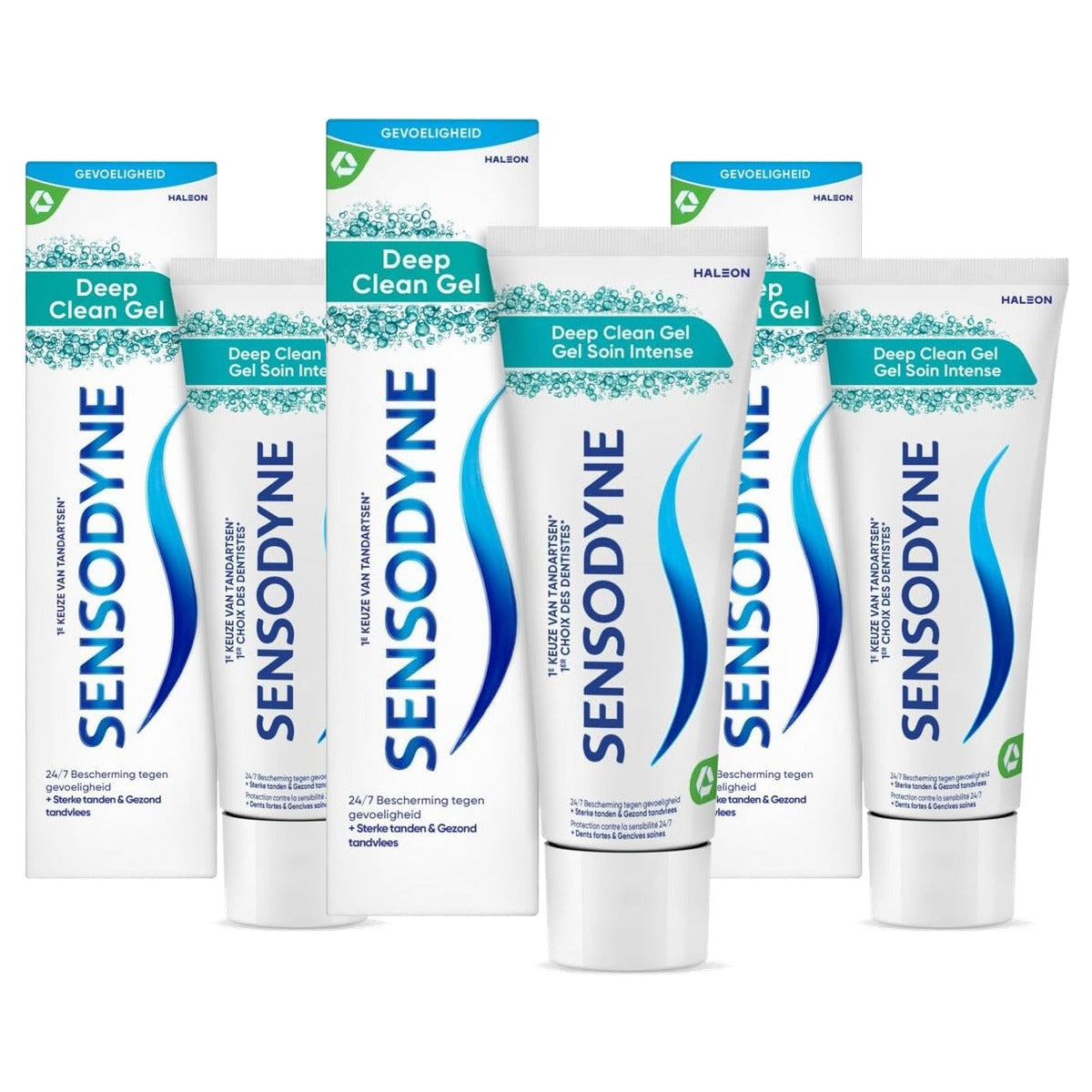 Sensodyne Deep Clean Gel Tandpasta 3 x 75 ml - Voordeelverpakking