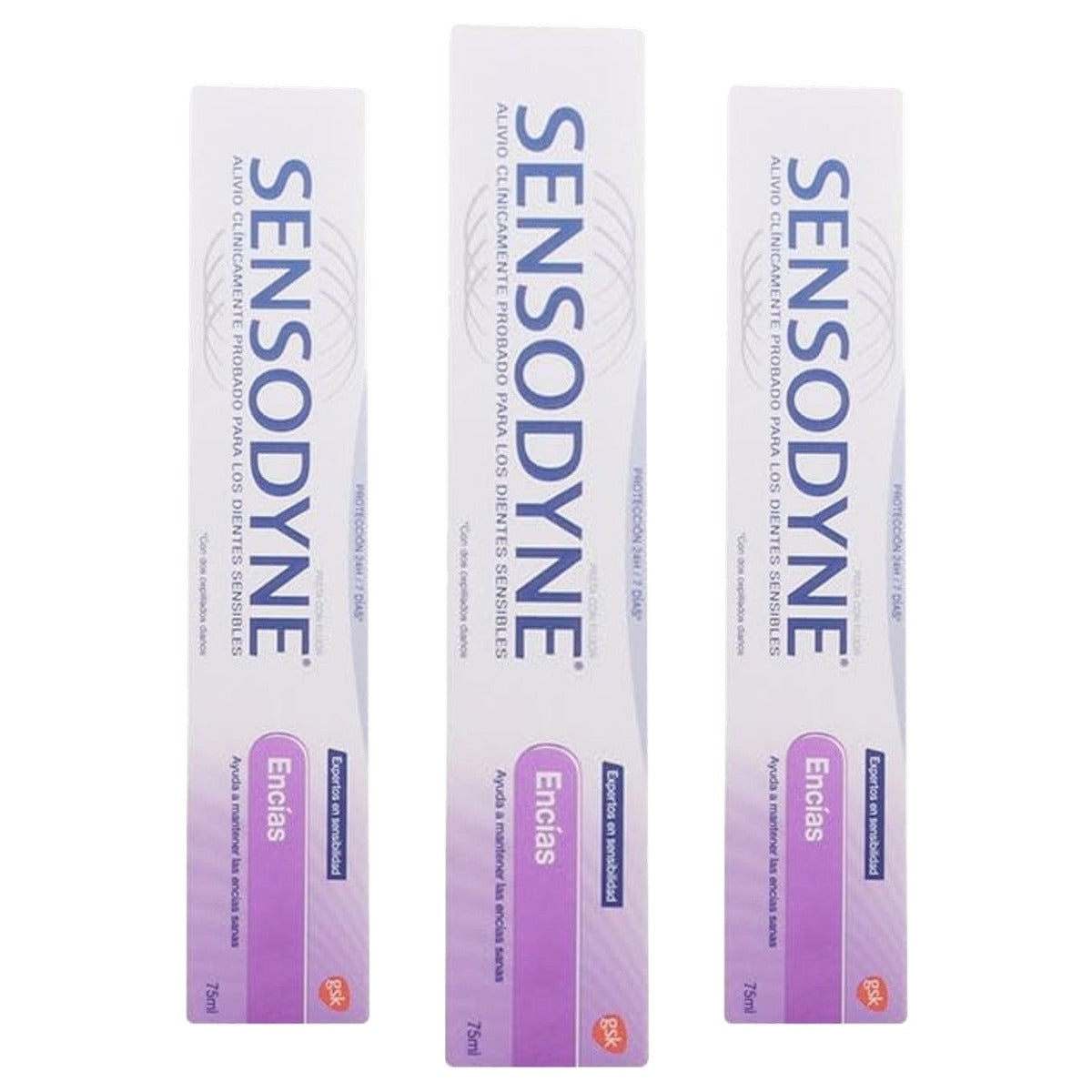 Sensodyne Encias Sensibles Crema Dental 3 x 75 ml - Voordeelverpakking