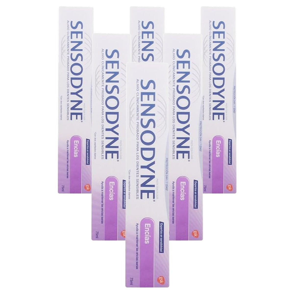 Sensodyne Encias Sensibles Crema Dental 6 x 75 ml - Voordeelverpakking