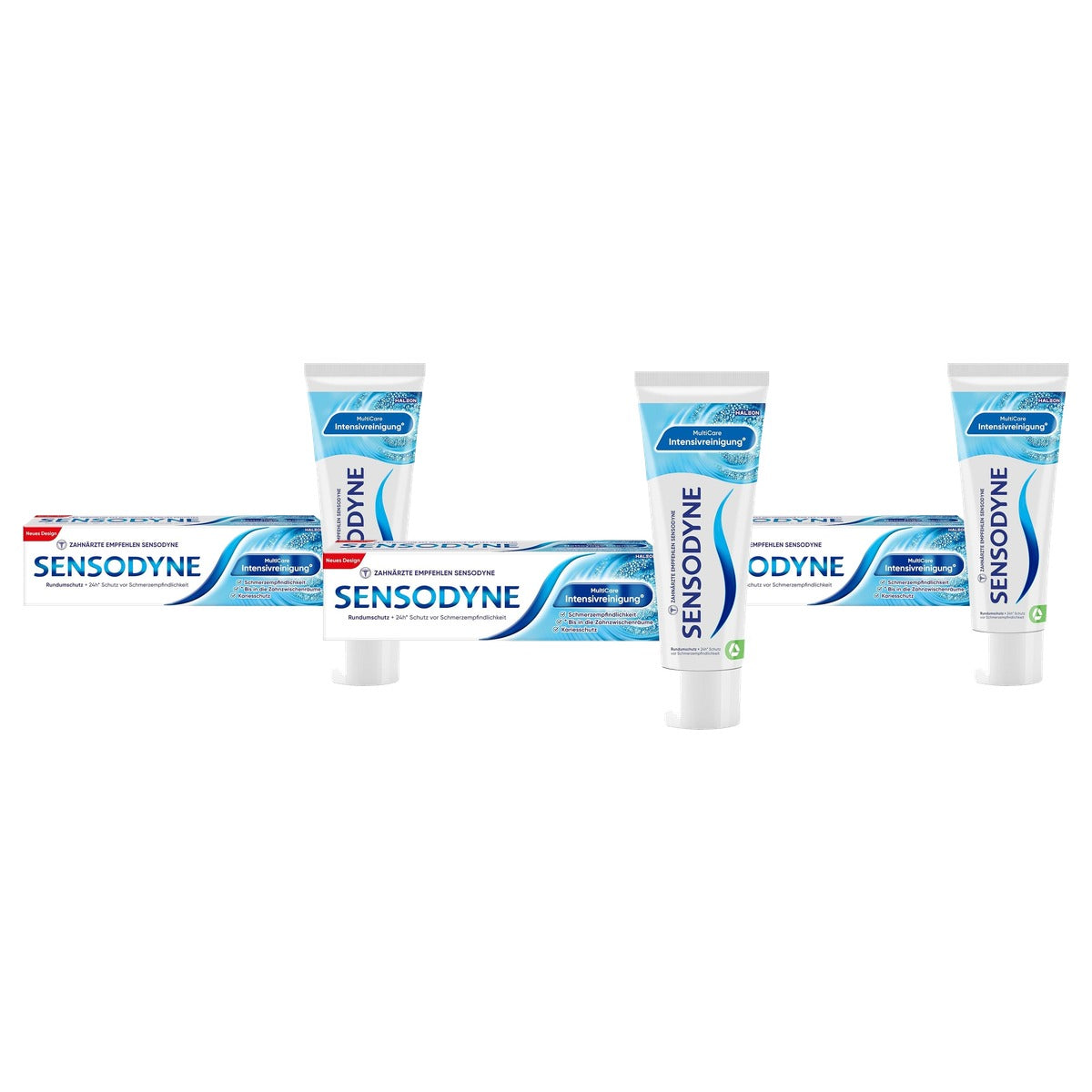 Sensodyne MultiCare intensieve reiniging tandpasta 3 x 75 ml - Voordeelverpakking