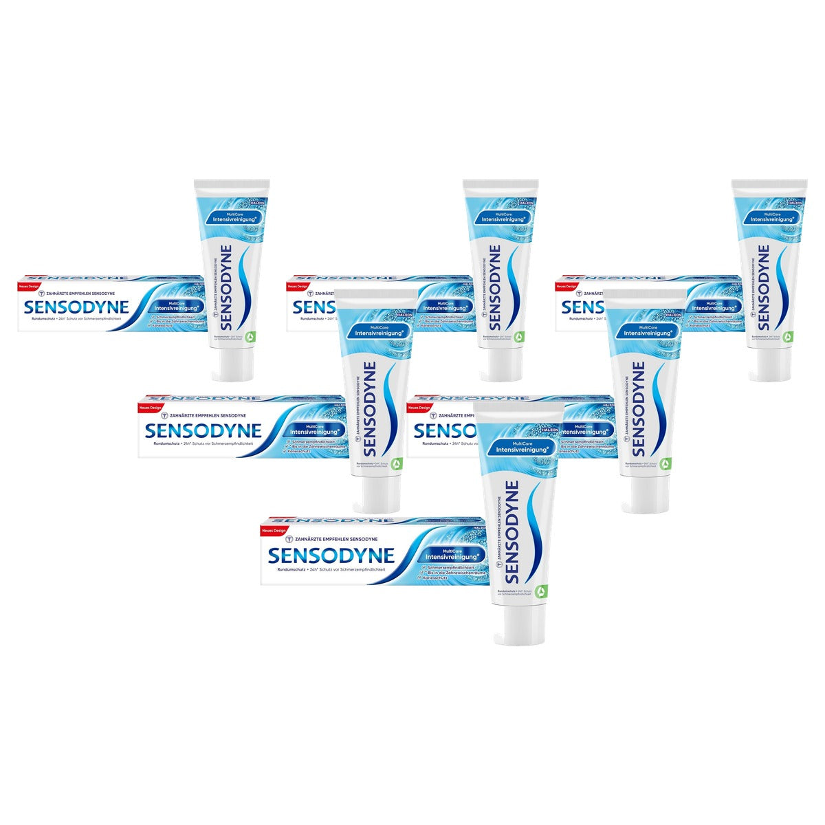 Sensodyne MultiCare intensieve reiniging tandpasta 6 x 75 ml - Voordeelverpakking