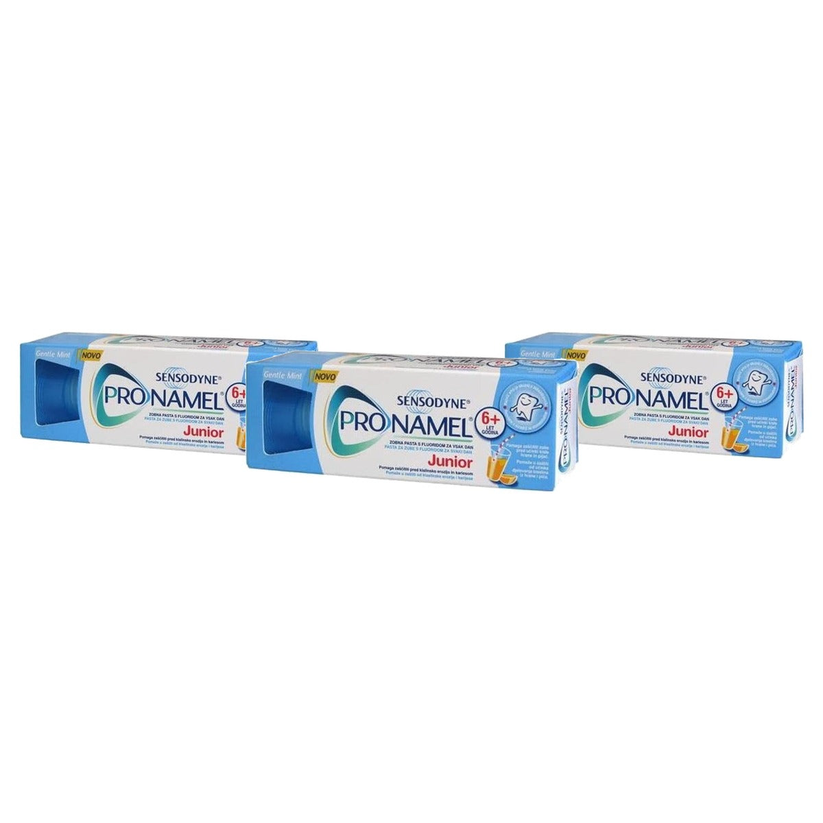 Sensodyne Pediatric Tandpasta Pronamel Junior 3 x 50 ml - Voordeelverpakking