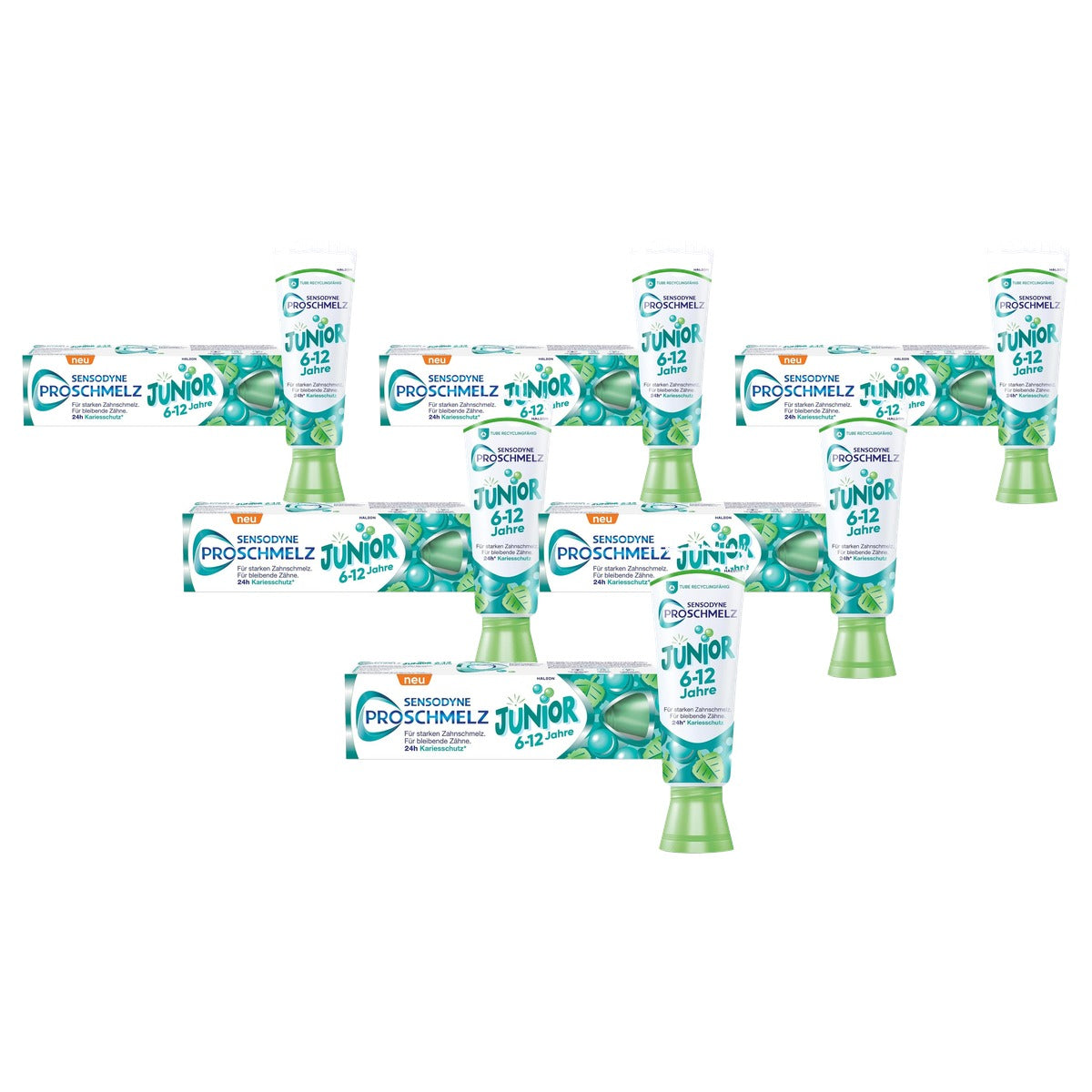 Sensodyne ProSchmelz Junior tandpasta 6 x 75 ml - Voordeelverpakking