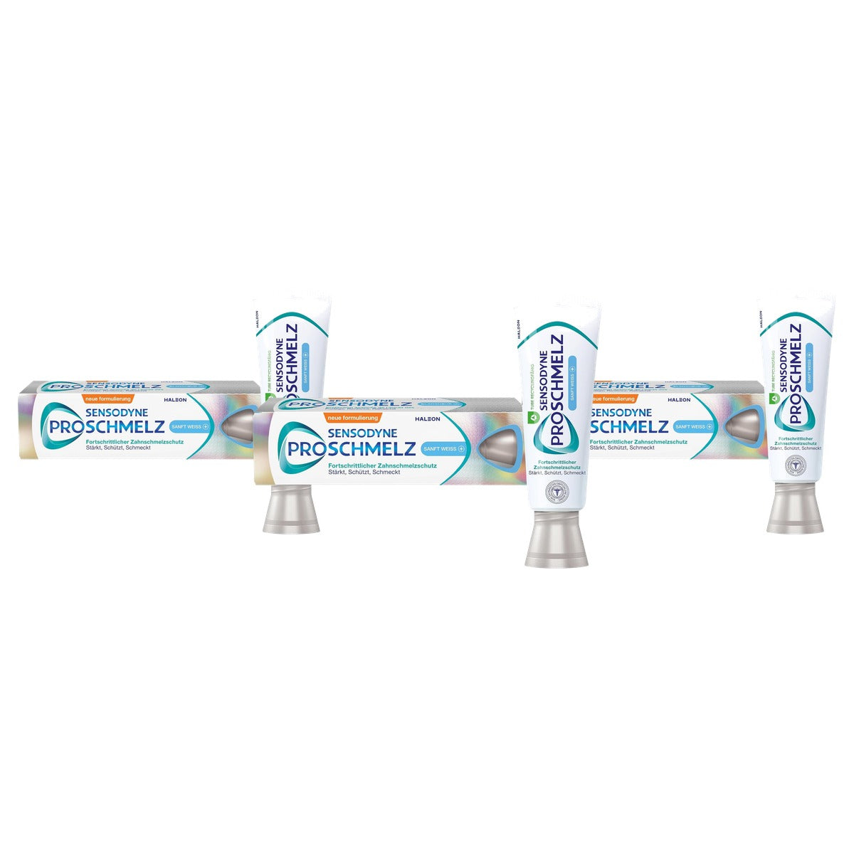 Sensodyne ProSchmelz Zacht Wit tandpasta 3 x 75 ml - Voordeelverpakking