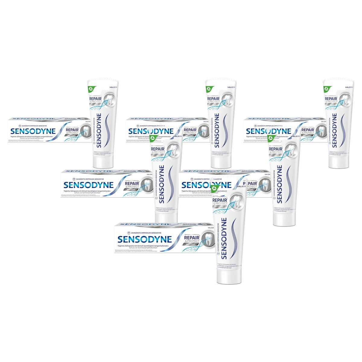 Sensodyne Repair & Protect Whitening Zahnpasta 6 x 75 ml - Voordeelverpakking