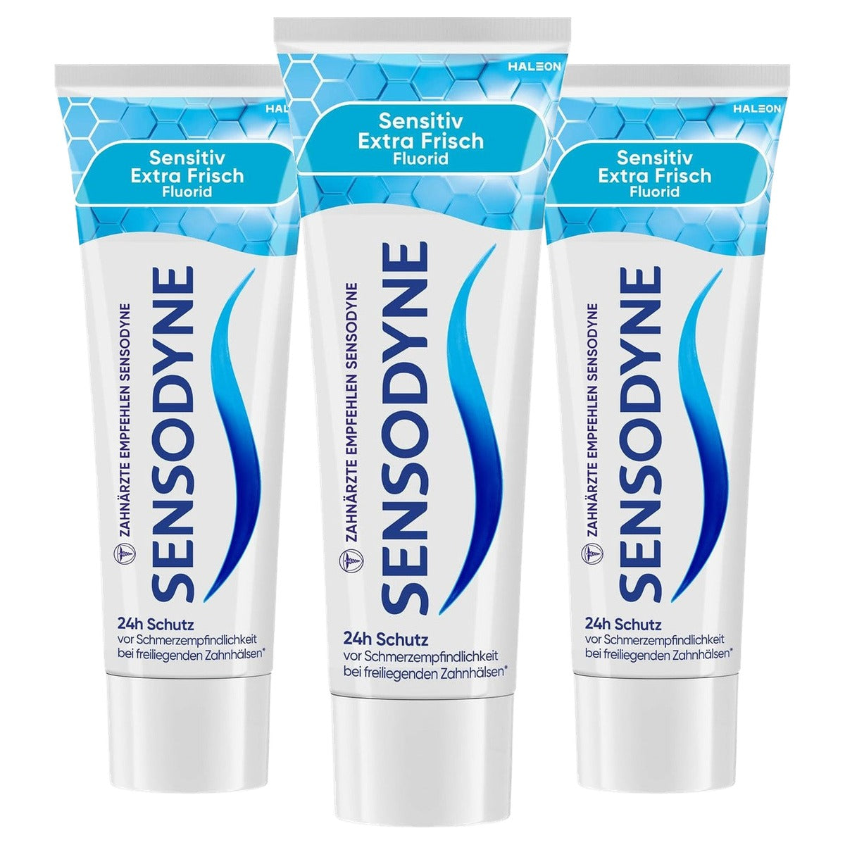 Sensodyne Sensitiv Extra Frisch Zahnpasta 3 x 75 ml - Voordeelverpakking