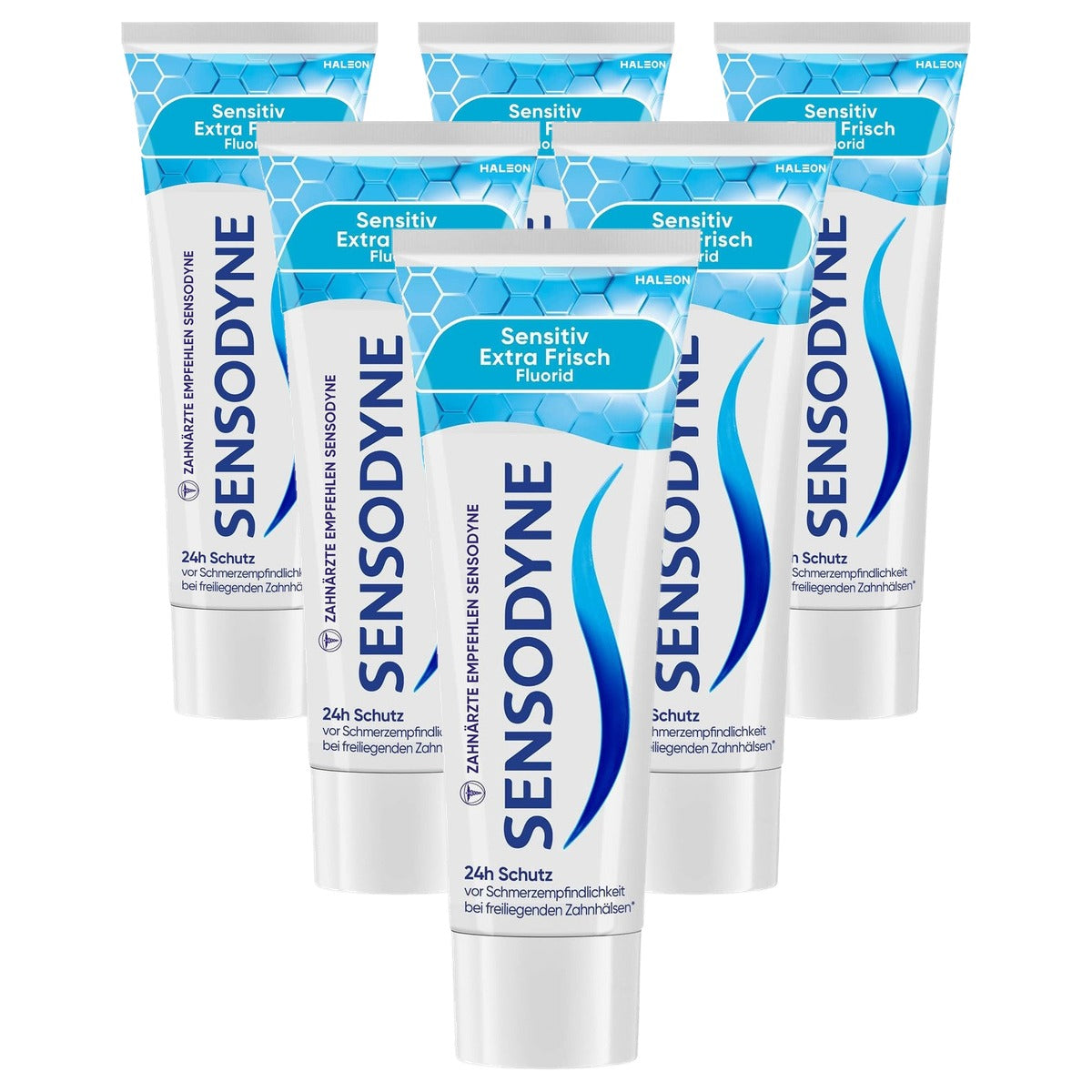Sensodyne Sensitiv Extra Frisch Zahnpasta 6 x 75 ml - Voordeelverpakking