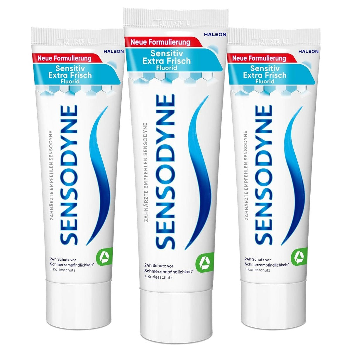 Sensodyne Sensitive Extra Fresh Tandpasta 3 x 75 ml - Voordeelverpakking