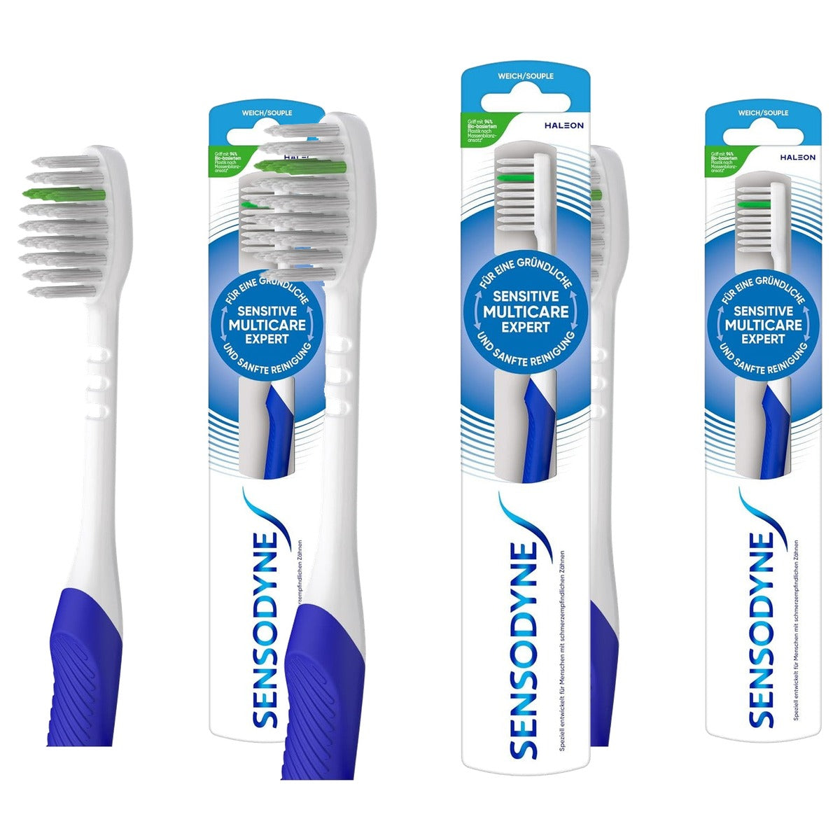 Sensodyne Sensitive MultiCare Expert Tandenborstel zacht 3 x 1 stuk - Voordeelverpakking