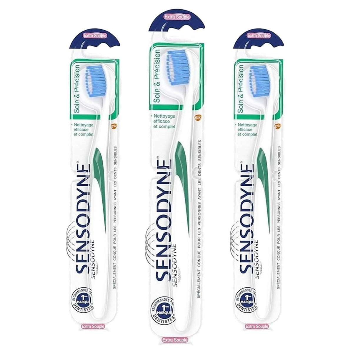 Sensodyne Tandvlees Tandenborstel Zacht 3 x 1 stuk - Voordeelverpakking