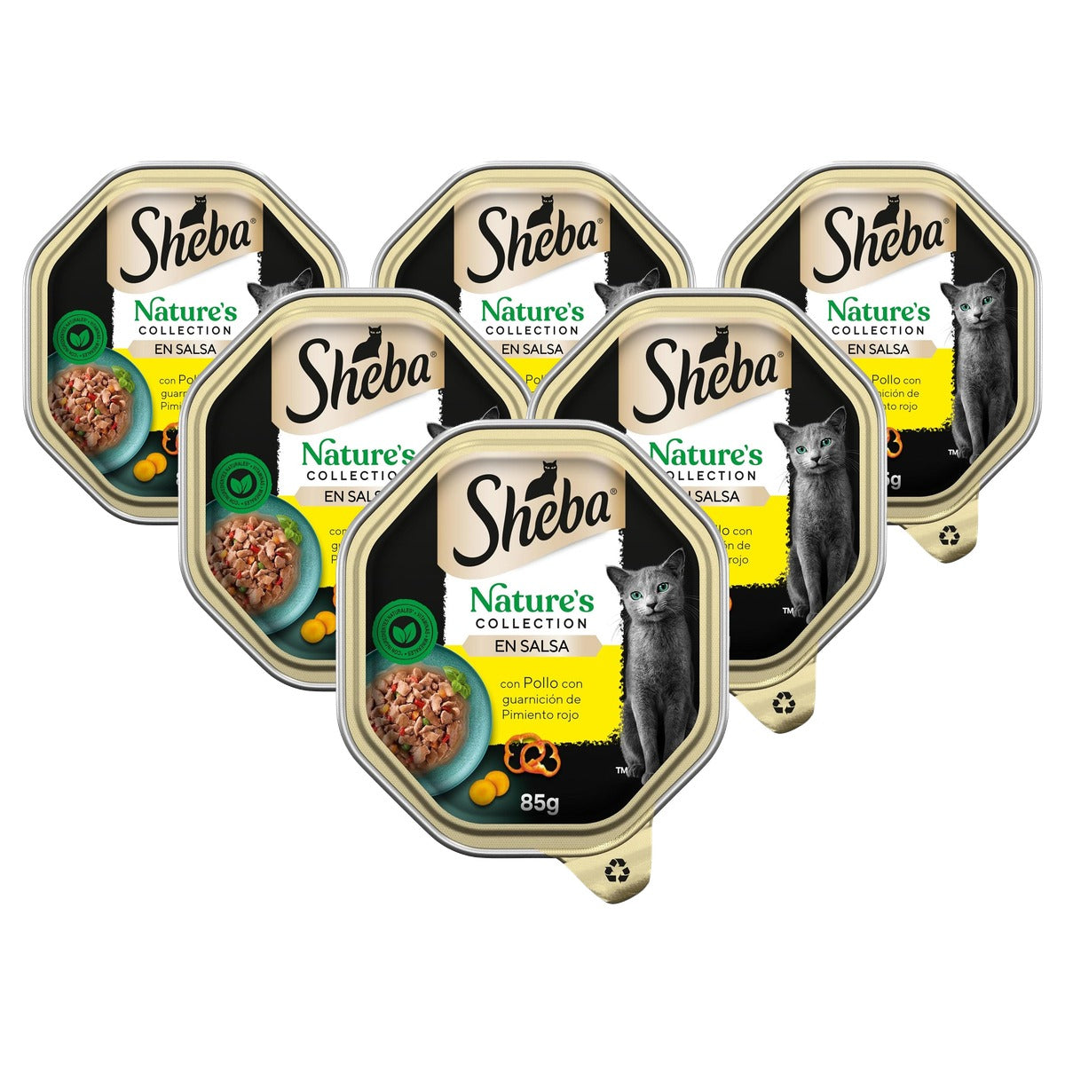 Sheba Nature Collection natvoer kattenvoer kip 22 x 85 g - 6-pack