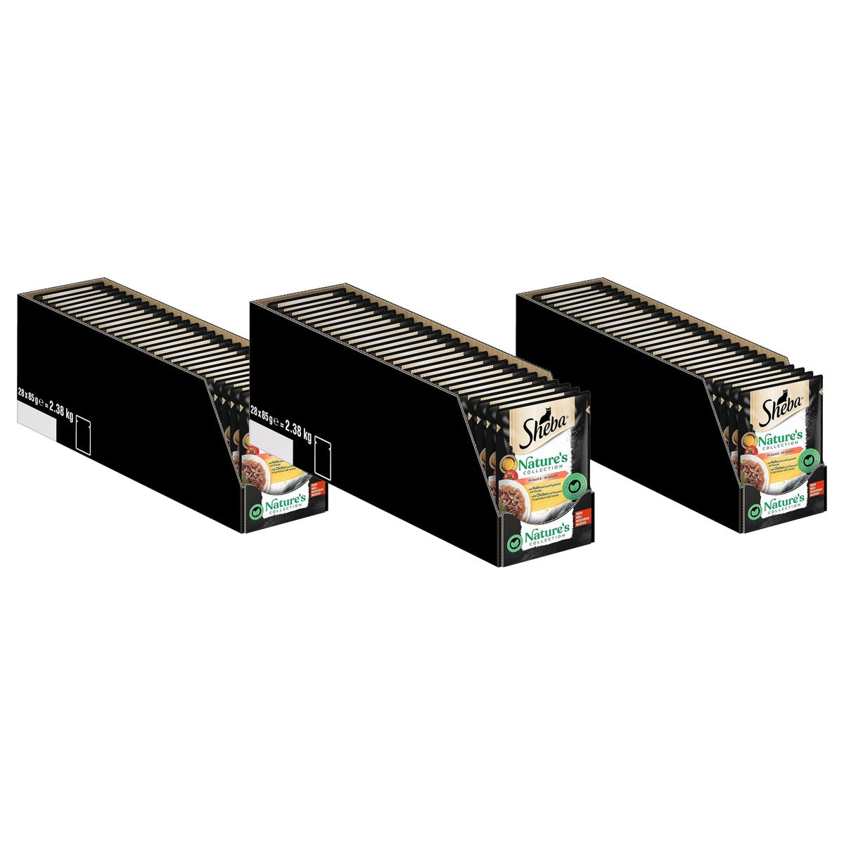 Sheba Nature's Collection natvoer kattenvoer kip 28 x 85 g - 3-pack