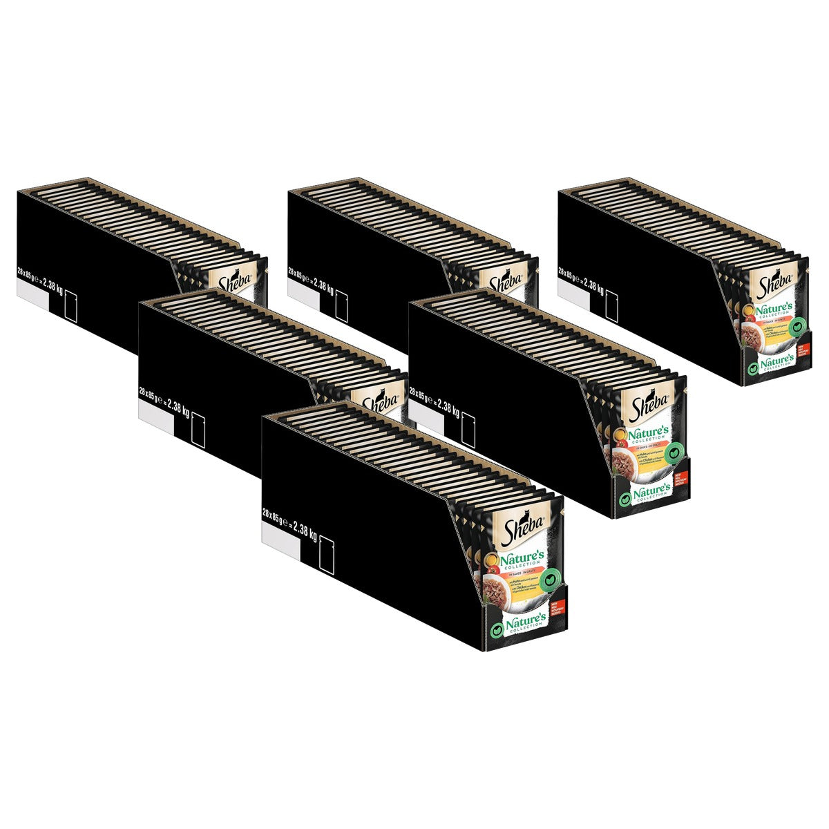 Sheba Nature's Collection natvoer kattenvoer kip 28 x 85 g - 6-pack