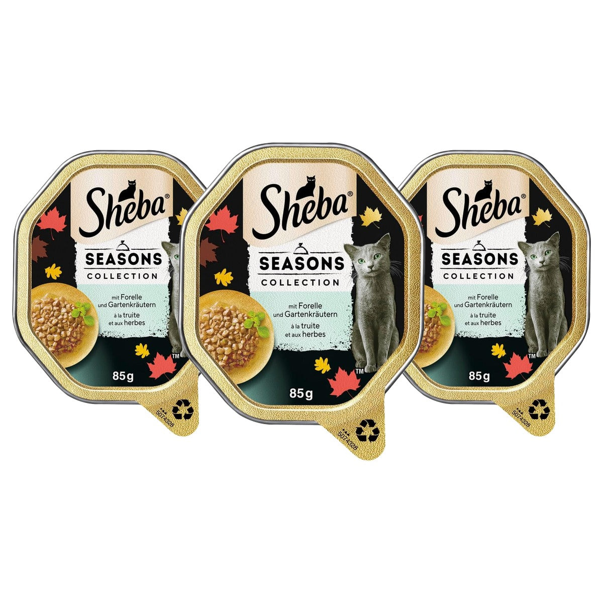 Sheba Seasons Collection natvoer kattenvoer 2 x 11 x 85 g - 3-pack