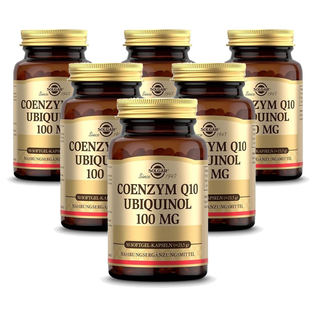 Solgar Coenzym Q10 Ubiquinol 100 mg 50 Softgelcapsules - 6-pack