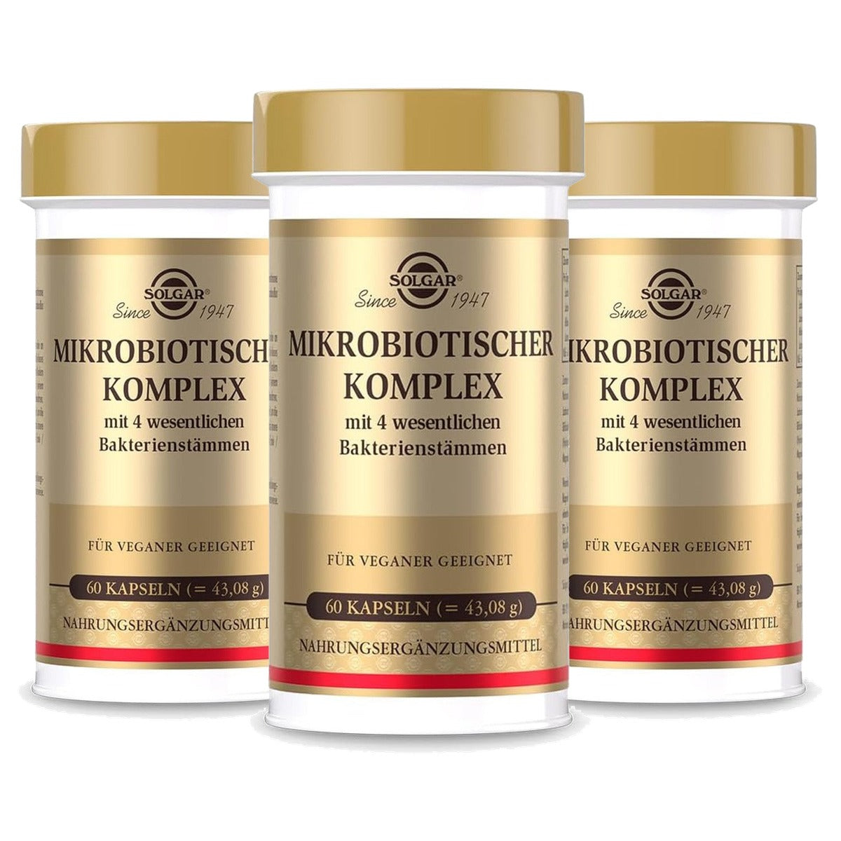 Solgar Microbiologisch Complex met 4 Bacteriestammen 60 Capsules - 3-pack