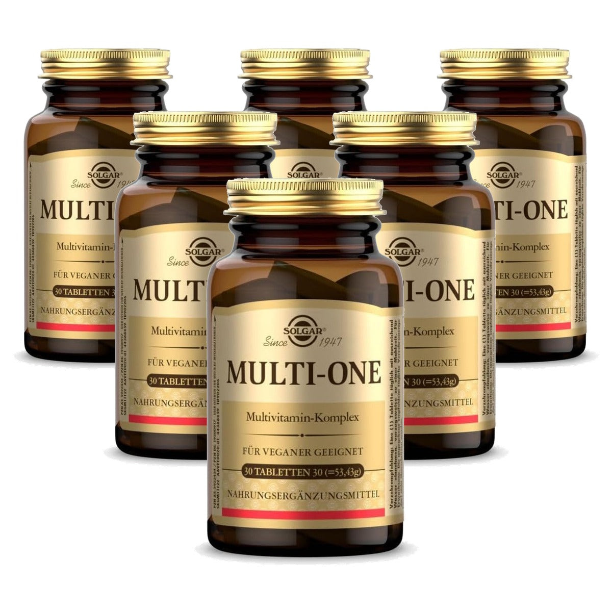 Solgar Multione Multivitaminecomplex 30 Dagen Voorraad - 6-pack