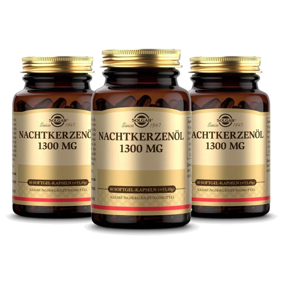 Solgar Nachtkersenolie 1300 mg Maandverpakking - 3-pack