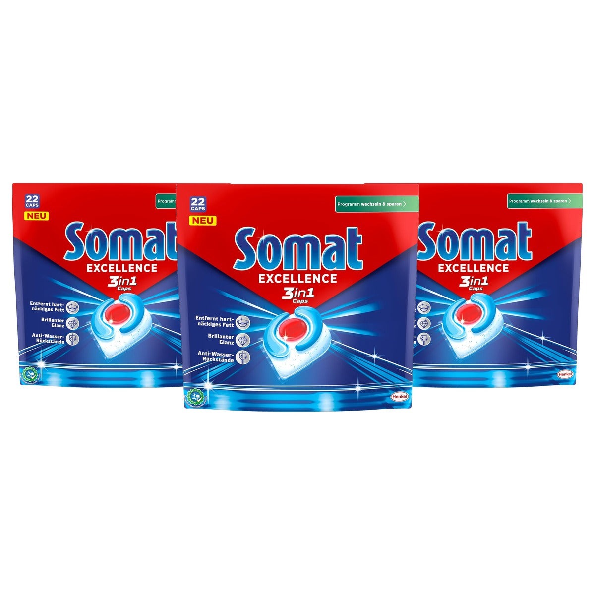 Somat Excellence 3-in 22 AW 3 x 1 caps - Voordeelverpakking