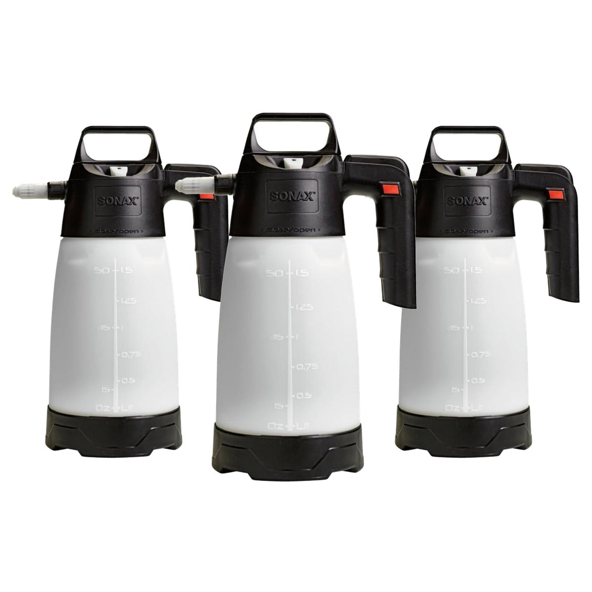 SONAX Drukpompverstuiver zuren + alkaliën 3 x 1,5 liter - Voordeelverpakking