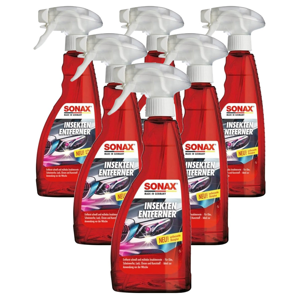SONAX Insectenverdelger 6 x 500 ml - Voordeelverpakking