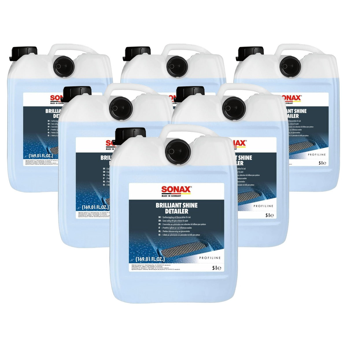 SONAX Profiline BrilliantShine Detailer 6 x 5 liter - Voordeelverpakking