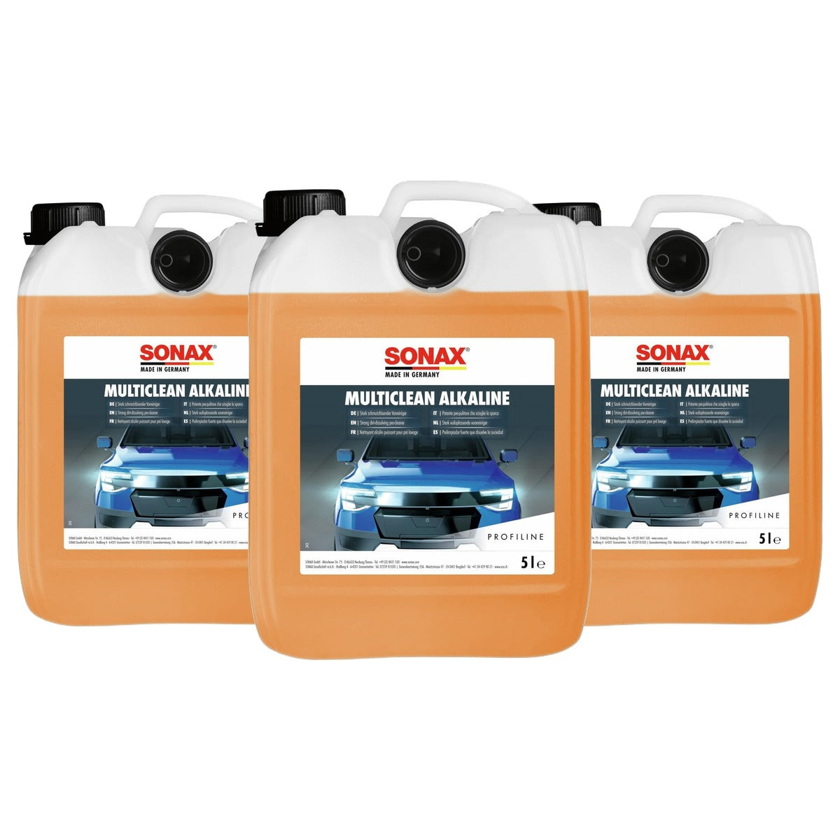 SONAX PROFILINE MultiClean alkaline 3 x 5 liter - Voordeelverpakking