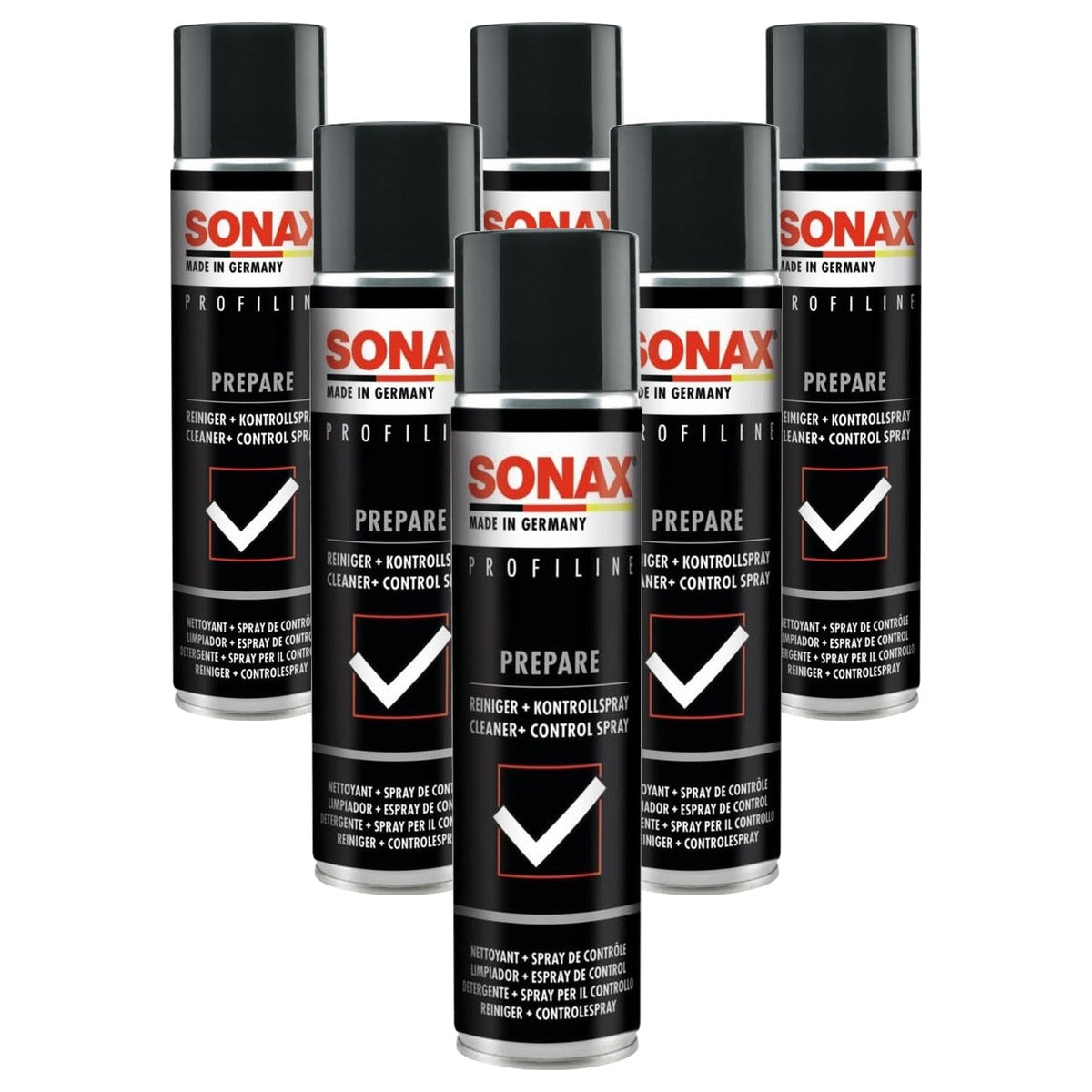 SONAX Profiline Prepare 6 x 400 ml - Voordeelverpakking