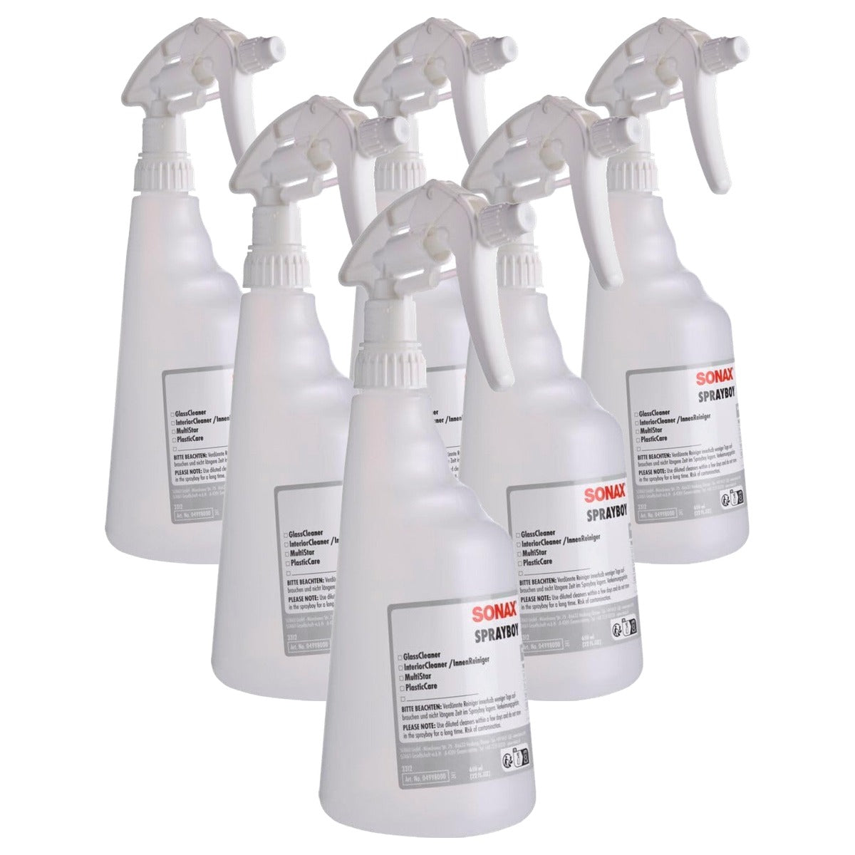 SONAX PROFILINE Sprayboy (1 stuk) 6 x 0,65 l - Voordeelverpakking
