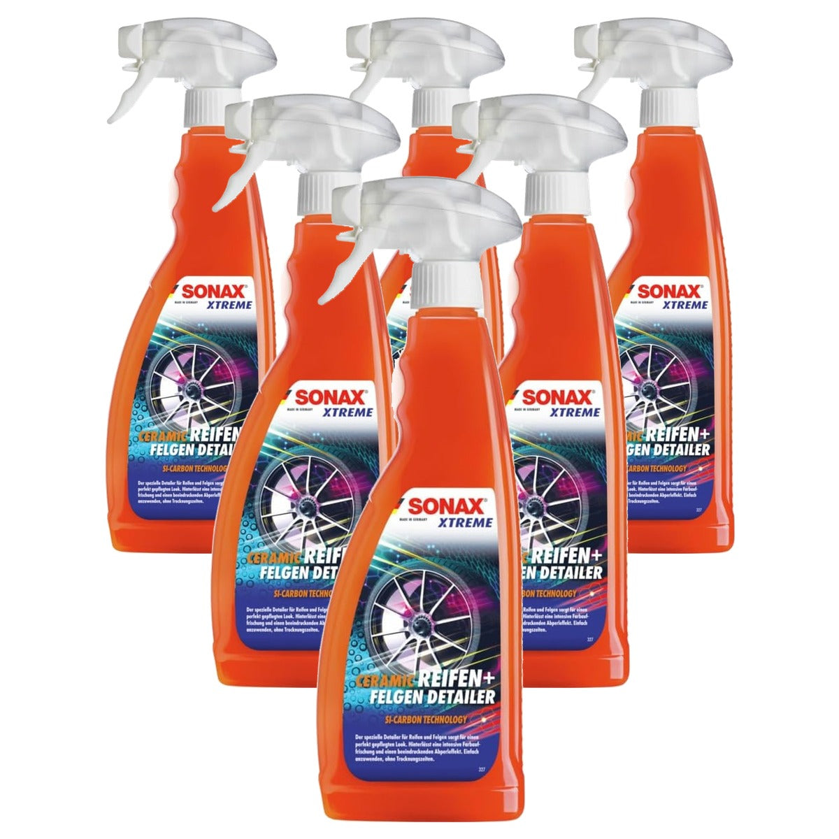 SONAX Xtreme Ceramic Banden+VelgenDetailer 6 x 750 ml - Voordeelverpakking