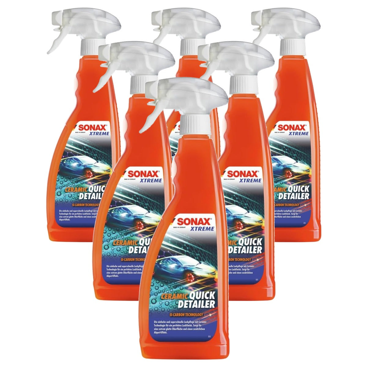 SONAX Xtreme Ceramic QuickDetailer 6 x 750 ml - Voordeelverpakking