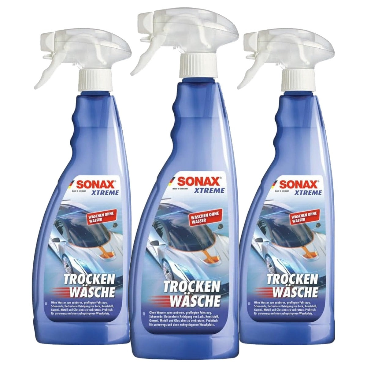 SONAX Xtreme droogwas 3 x 750 ml - Voordeelverpakking