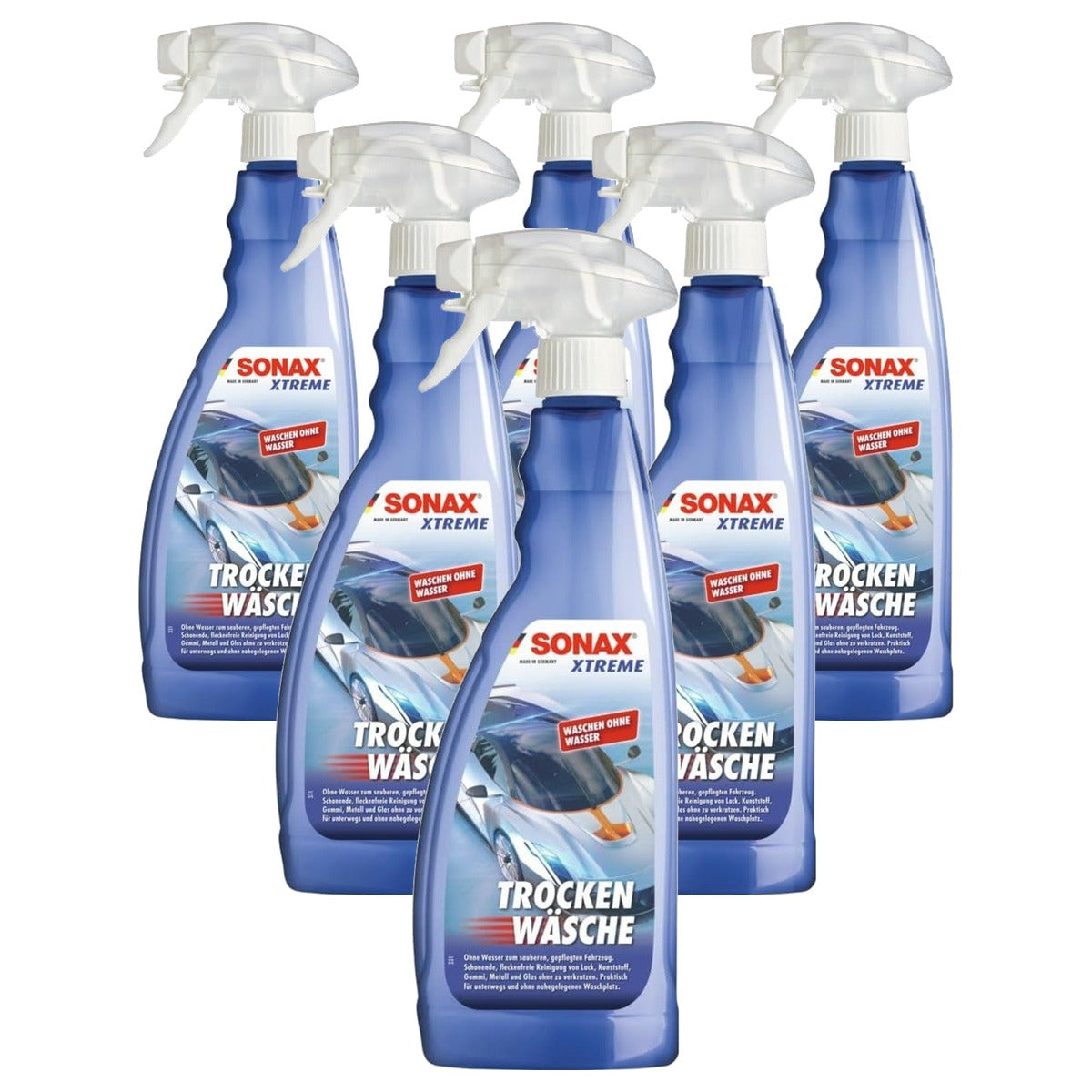 SONAX Xtreme droogwas 6 x 750 ml - Voordeelverpakking