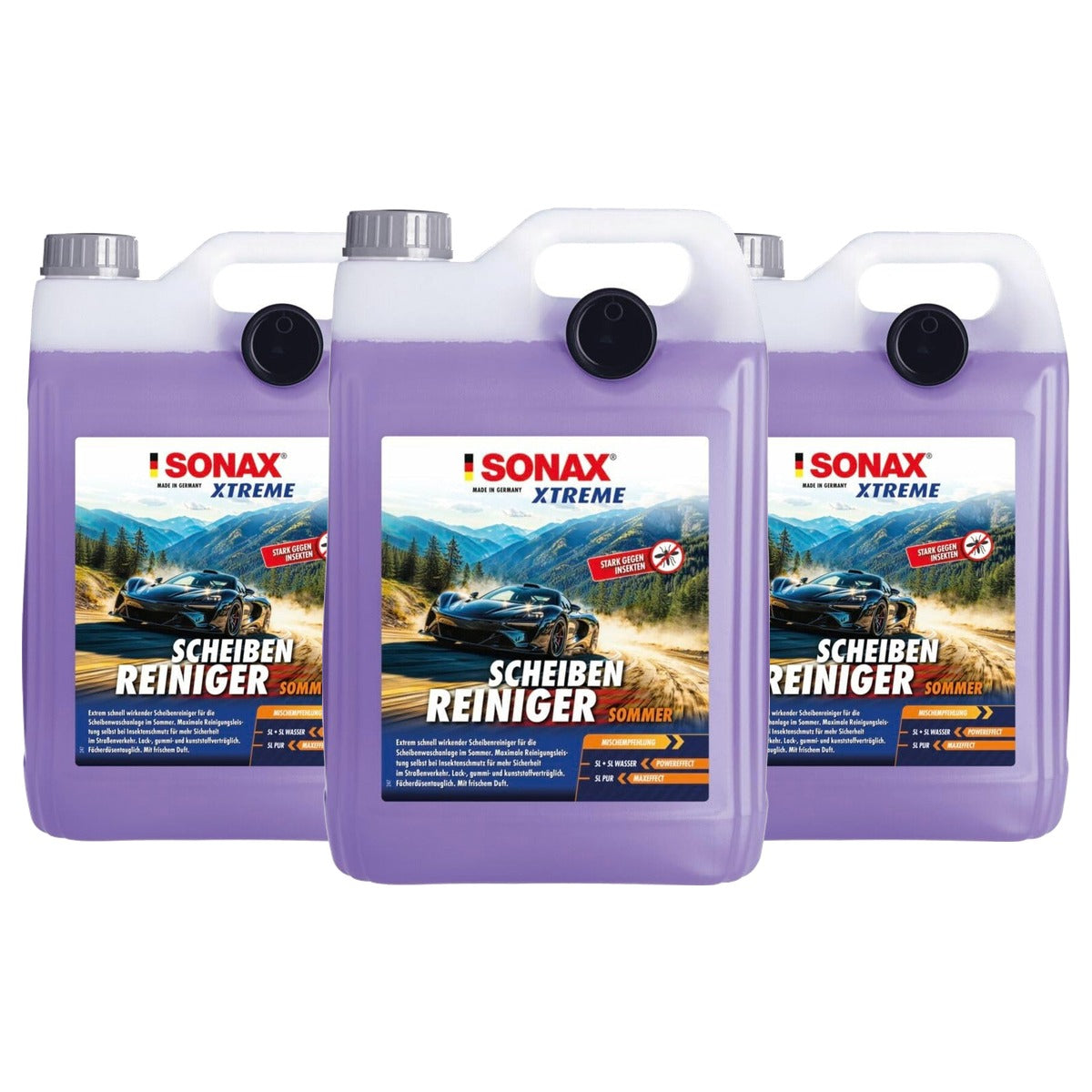 SONAX XTREME ruitenreiniger zomer gebruiksklaar 3 x 5 liter - Voordeelverpakking