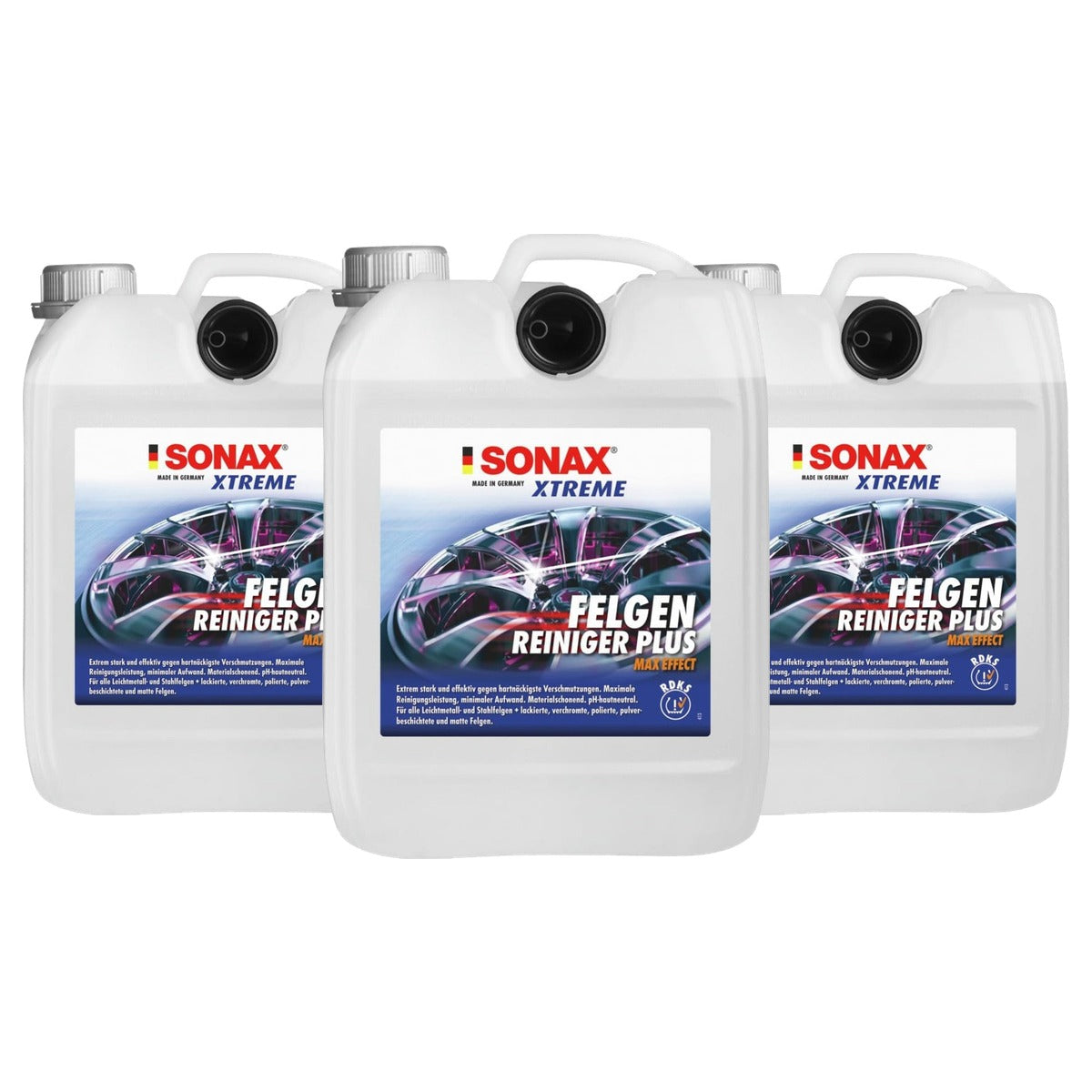 SONAX Xtreme Velgenreiniger 3 x 5 liter - Voordeelverpakking