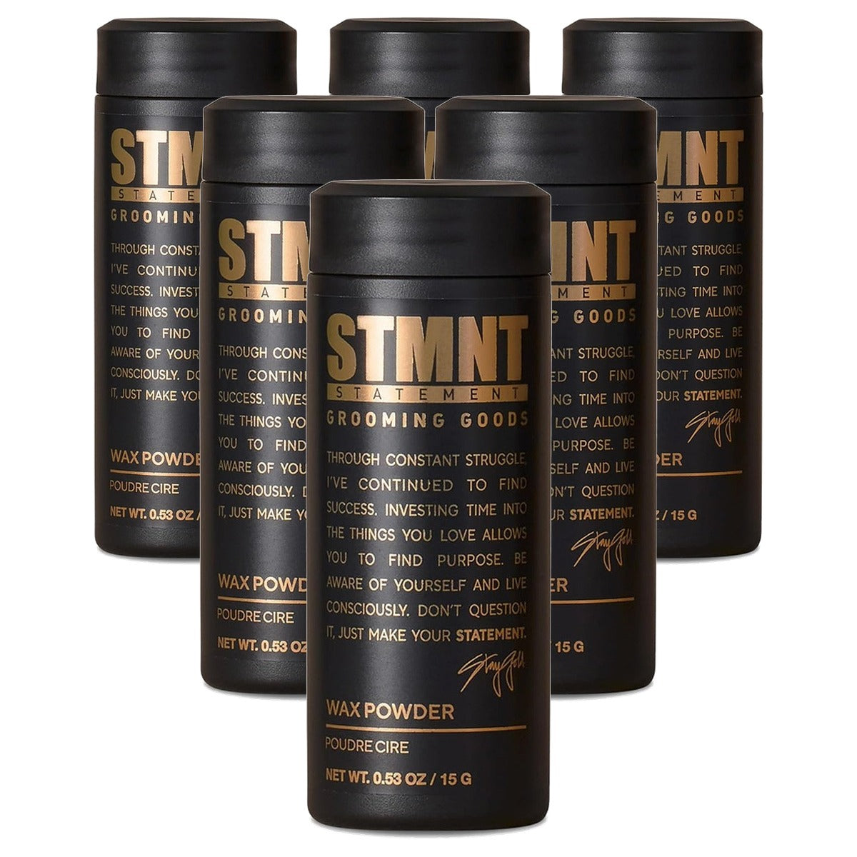 STMNT Wax Powder Vormbare Grip en Volume 15 g - 6-pack