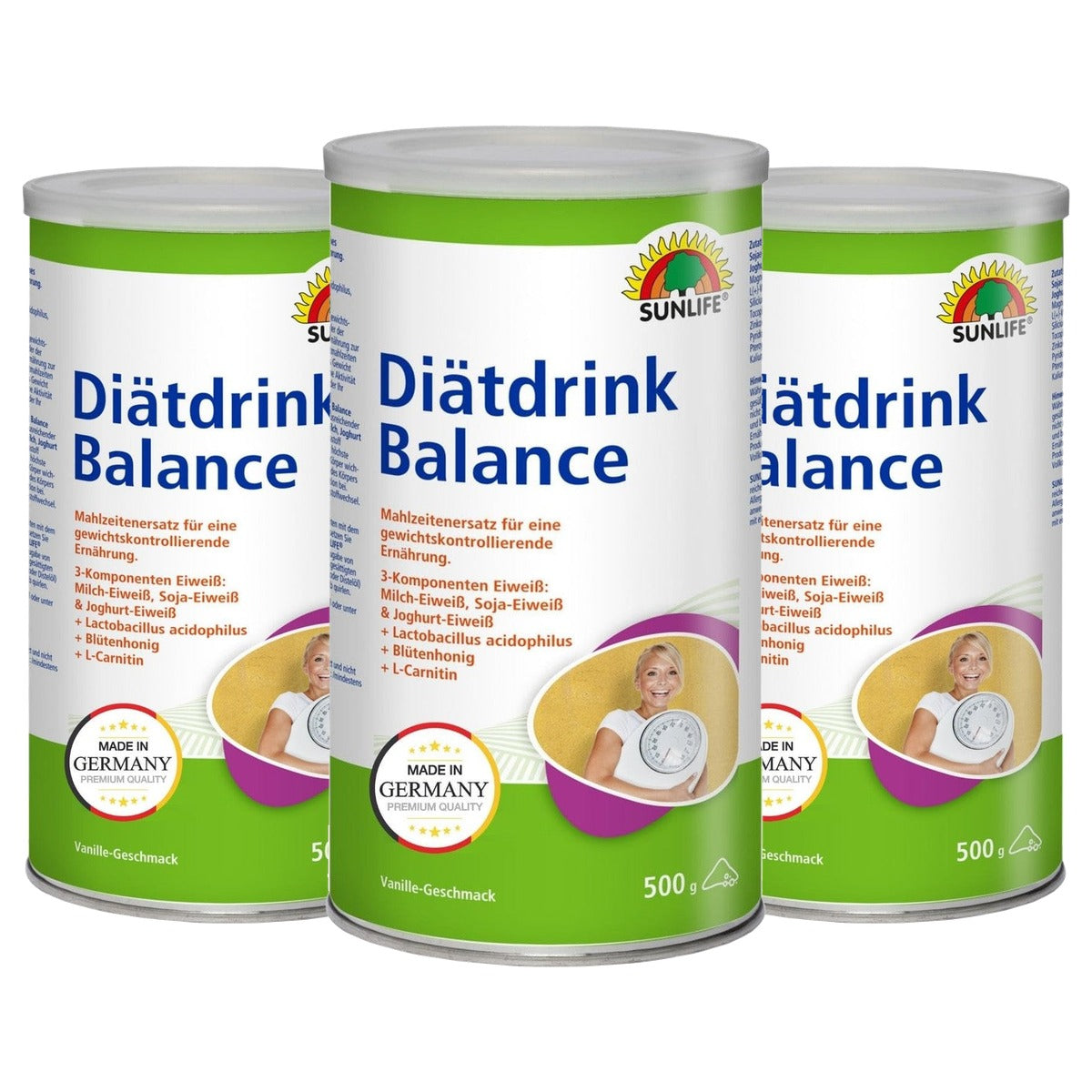 Sunlife Drinkmaaltijd Poeder Balance Drink 1 x 500 g - 3-pack