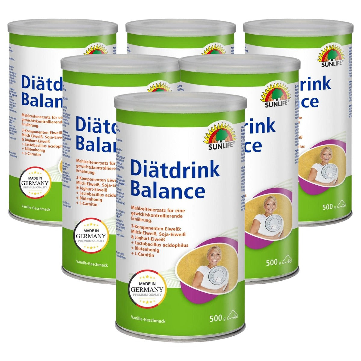 Sunlife Drinkmaaltijd Poeder Balance Drink 1 x 500 g - 6-pack