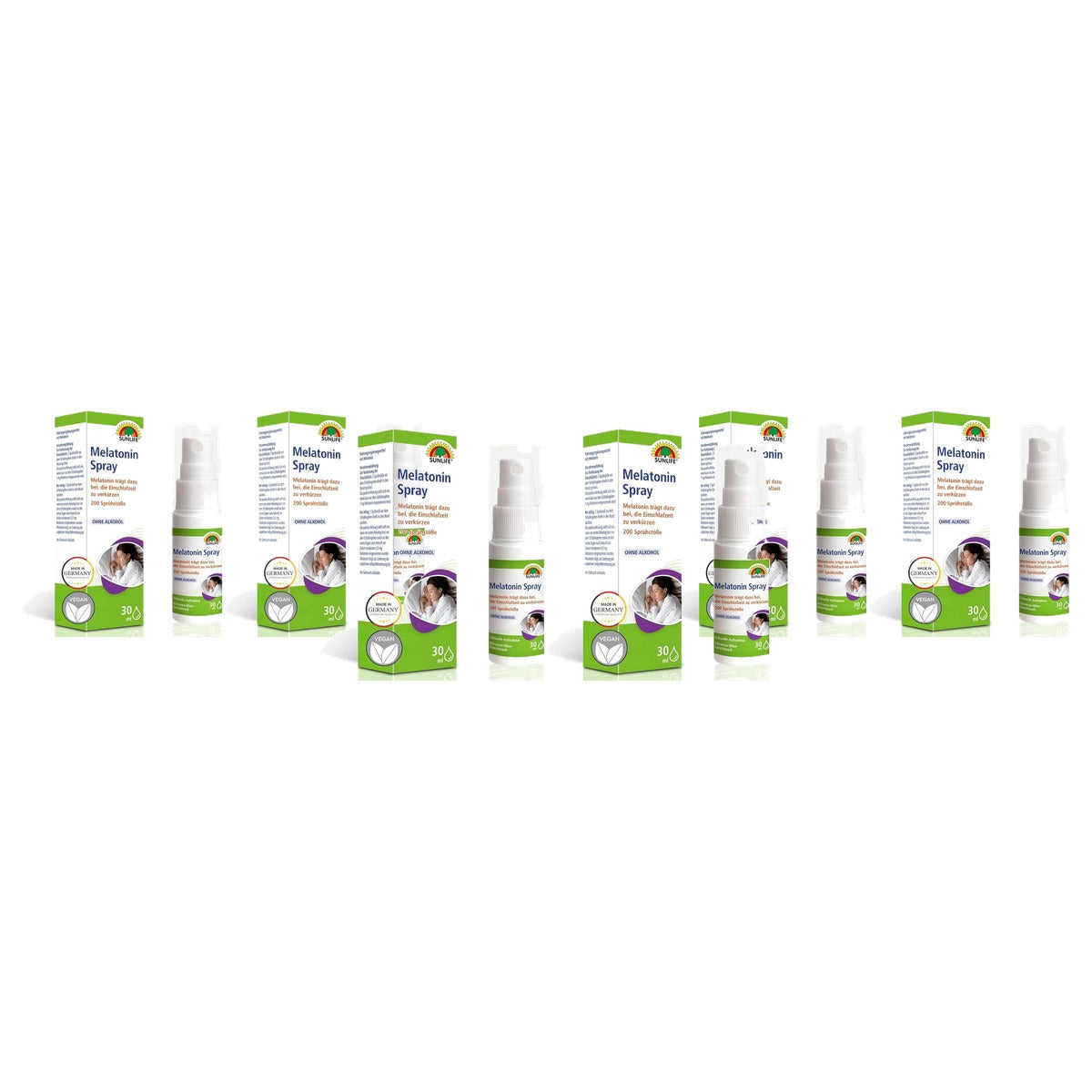 Sunlife Melatoninespray Hoge Dosis 1 x 30 ml Verpakking van 2 - 3-pack