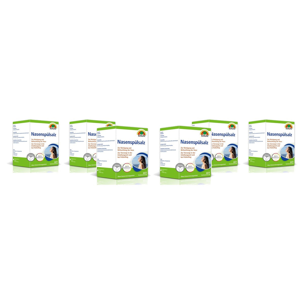 Sunlife Neusspoelzout en Winkelwagenchip 60 sticks (verpakking van 2) - 3-pack