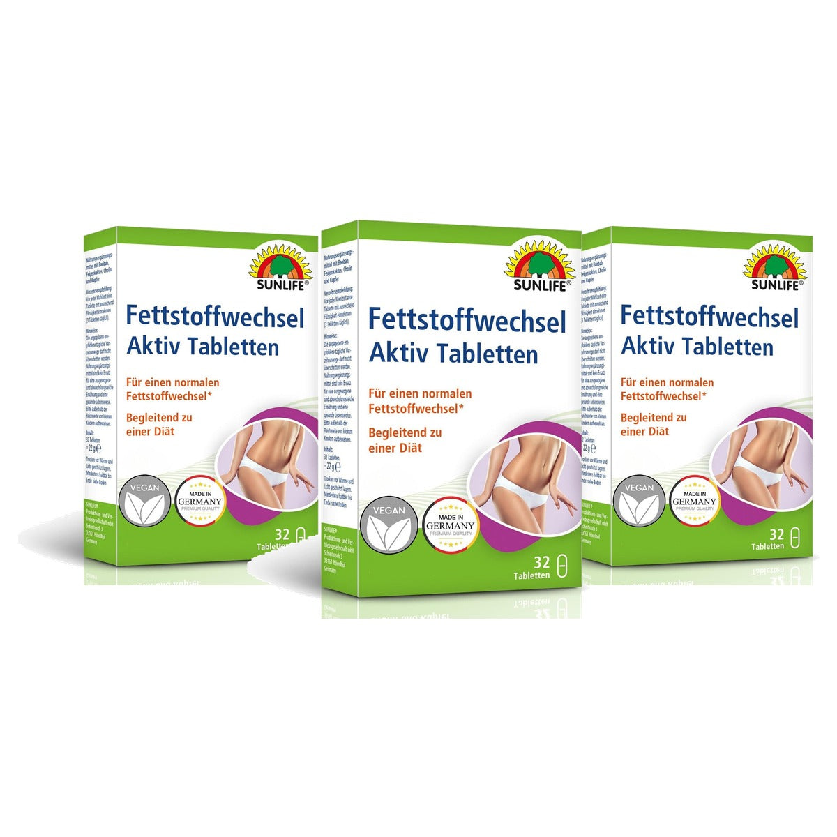 Sunlife Vetstofwisseling Actieve Tabletten - 3-pack