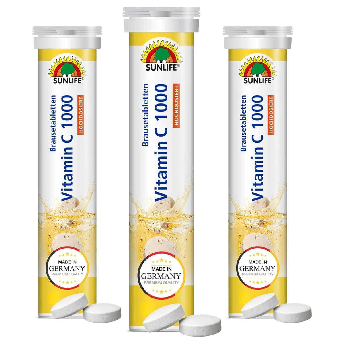 Sunlife Vitamine C 1000 Bruistabletten Verpakking van 5 - 3-pack