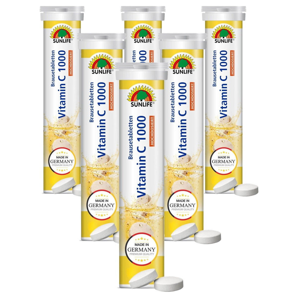 Sunlife Vitamine C 1000 Bruistabletten Verpakking van 5 - 6-pack