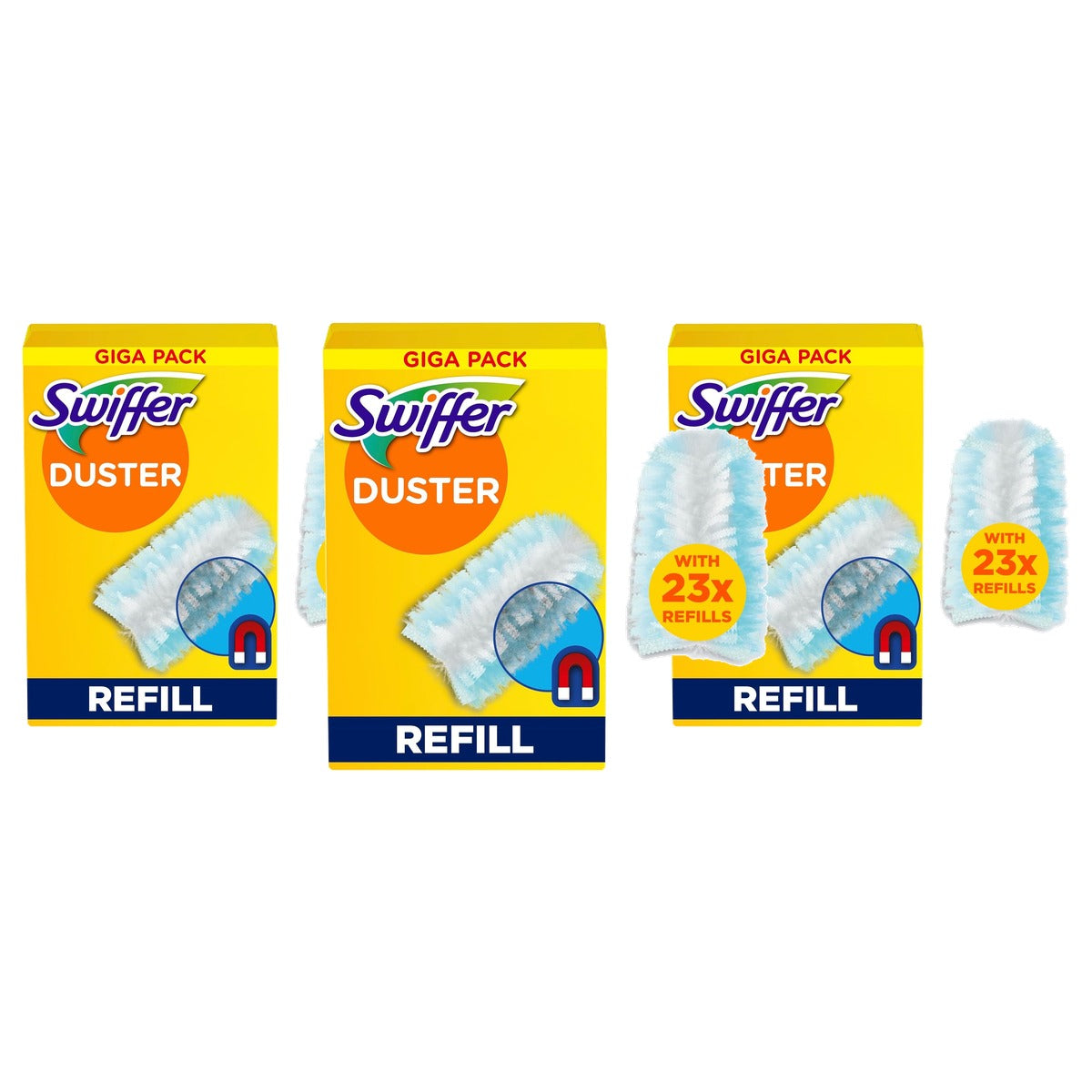 Swiffer Duster navulverpakking 3 x 23 stuks - Voordeelverpakking