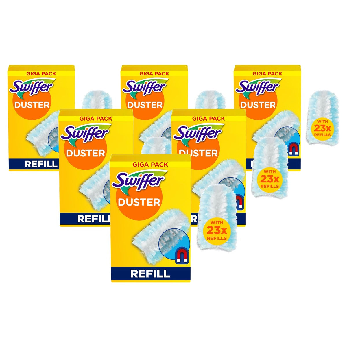 Swiffer Duster navulverpakking 6 x 23 stuks - Voordeelverpakking
