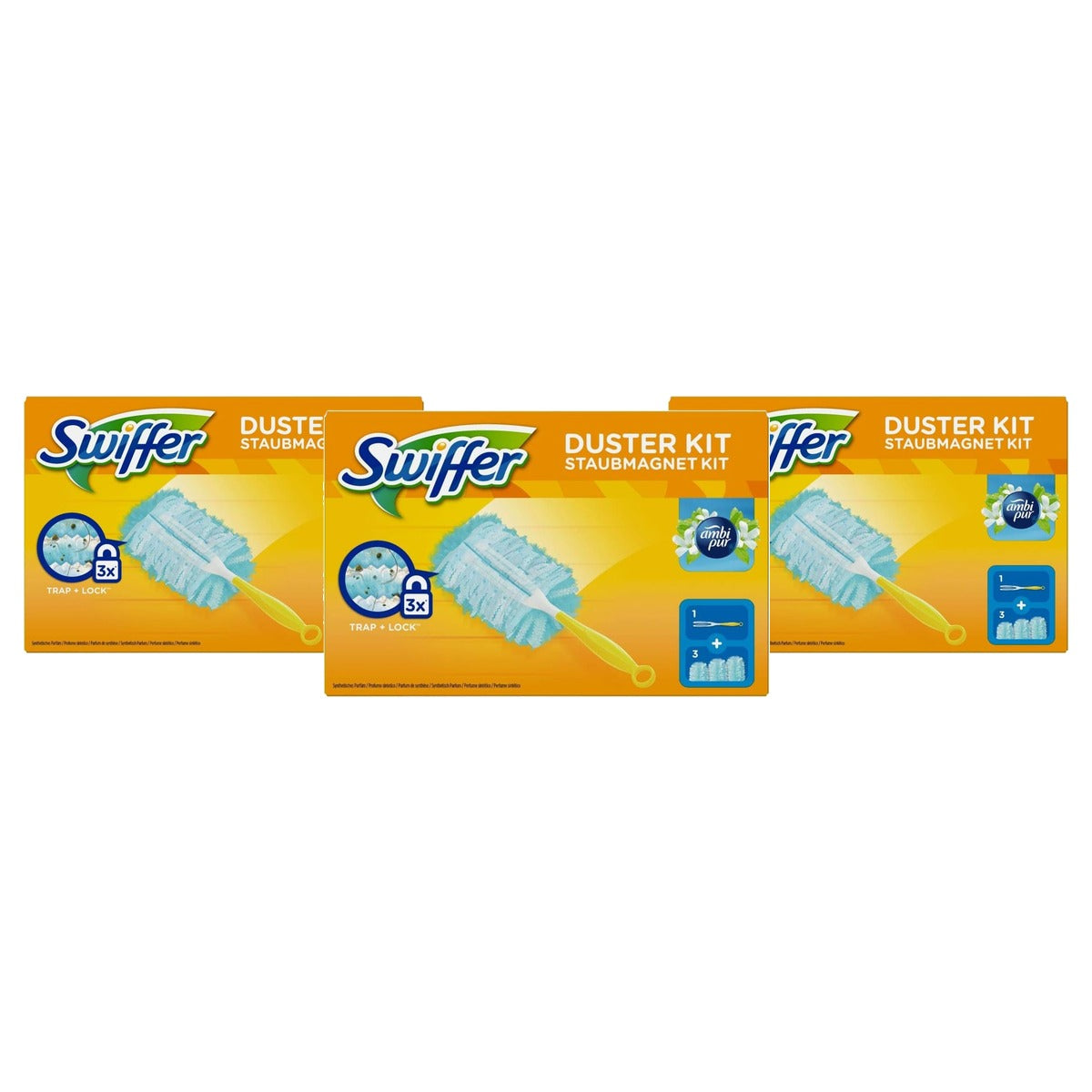 Swiffer Fabreze Duster Starter Kit groen Ambi-pur 1 + 3 - 3-pack