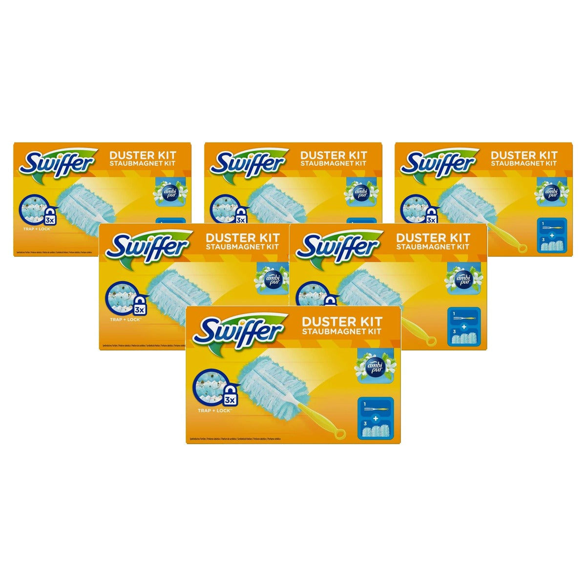 Swiffer Fabreze Duster Starter Kit groen Ambi-pur 1 + 3 - 6-pack