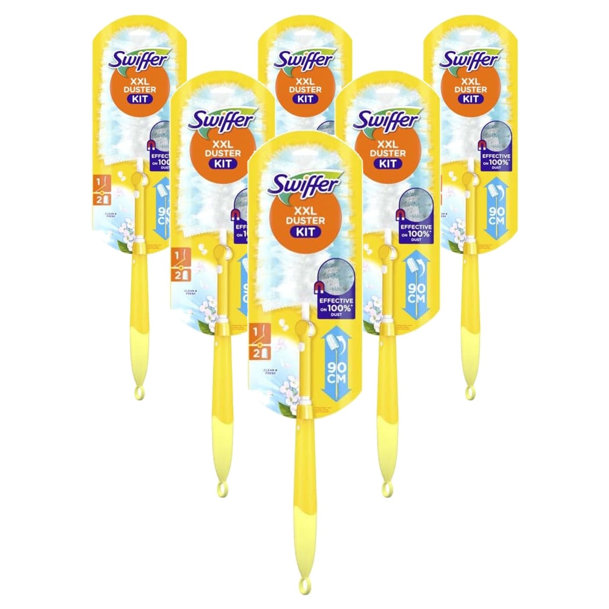 Swiffer Stofopvangset XXL, 1 handgreep + 2 navulverpakkingen - 6-pack